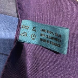 Authentic Hermes 100% silk scarf